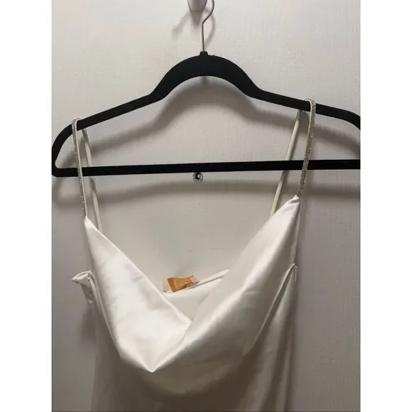 GIGII'S Women's Aure Shine Maxi Dress Bridal White size S Preloved - Picture 5 of 5